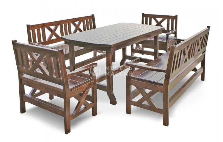 Набор мебели для веранд и террас Дубрава